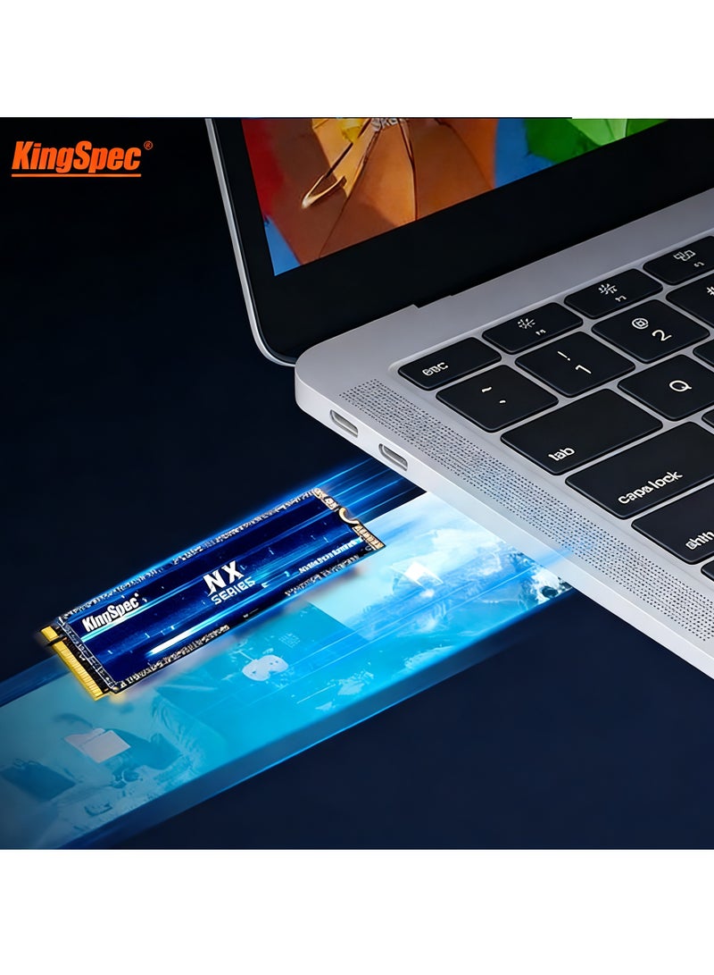 كينجس بيك محرك أقراص KingSpec NX 256GB M.2 NVMe SSD 2280 | سرعة قراءة تصل إلى 3200 ميجابايت/ثانية | تبديد حرارة الجرافين | محرك أقراص داخلي PCIe Gen3×4 TLC لأجهزة الكمبيوتر المحمولة والمكتبية - Image 5